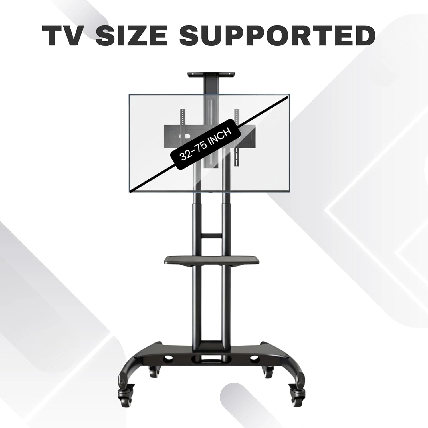 LED MOBILE Portable Trolly Stand 32"-75" (Ava1500-60-1P) view 3
